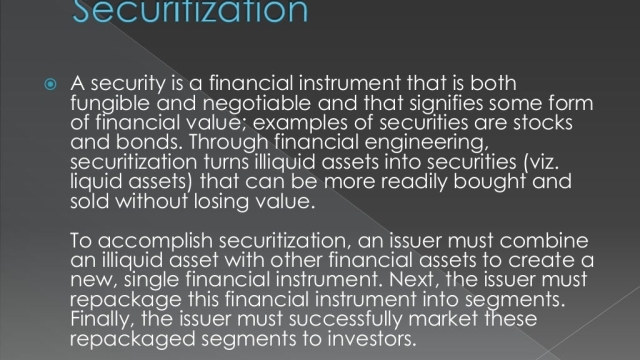 Unlocking the Power of Securitization: Innovative Solutions for Sustainable Growth